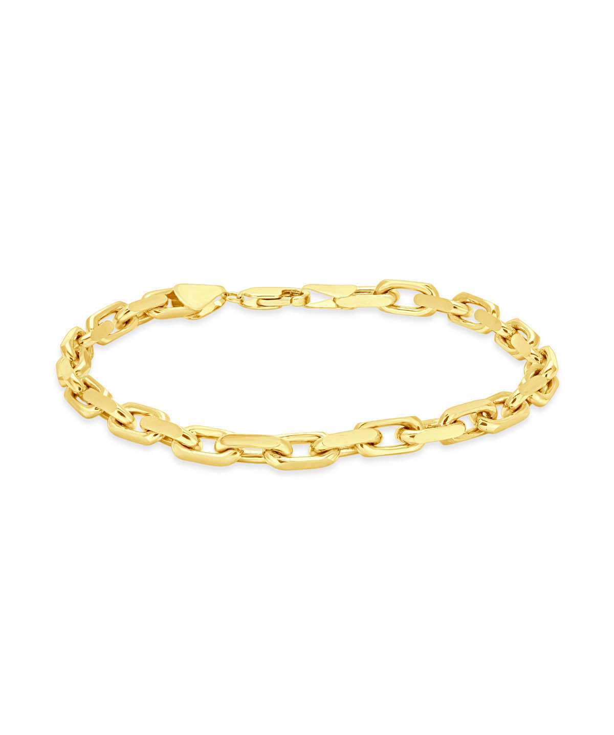 14K Yellow Gold 5.3mm Anchoro Link Bracelet 8.5 Inch