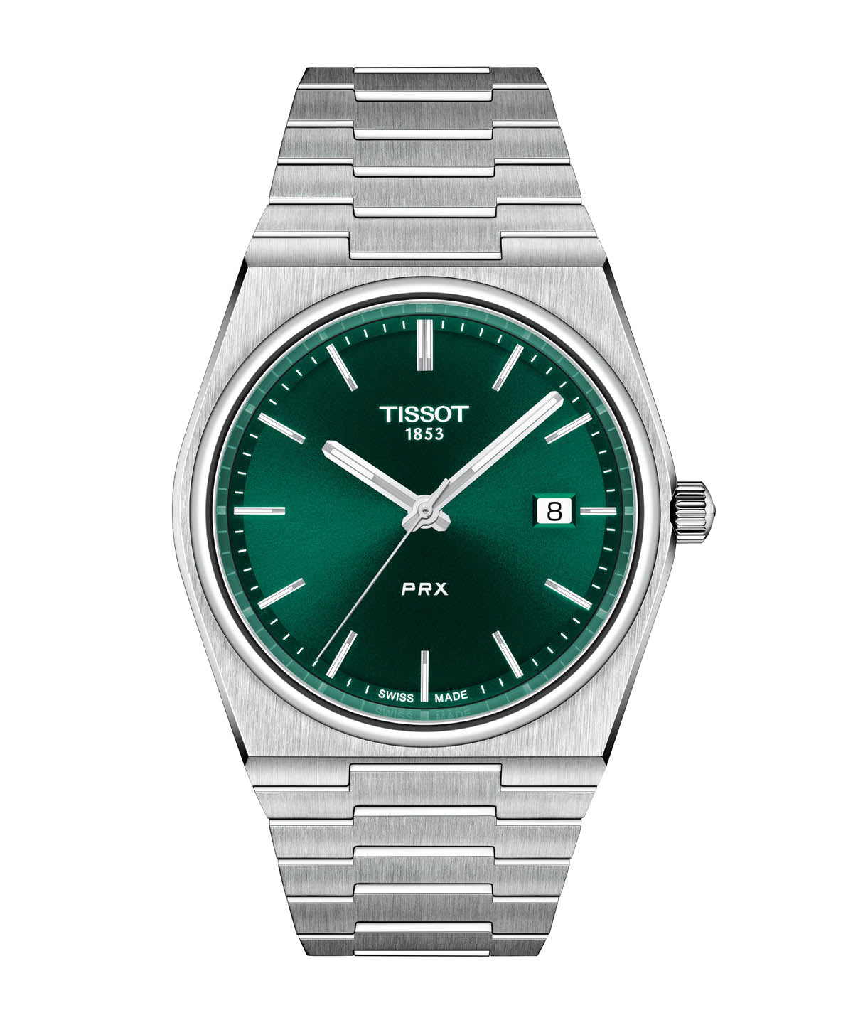 TISSOT PRX 40mm パワーマティック 80 グリーン Tissot PRX Powermatic 80 Green Dial Stainless Steel Watch 40mm