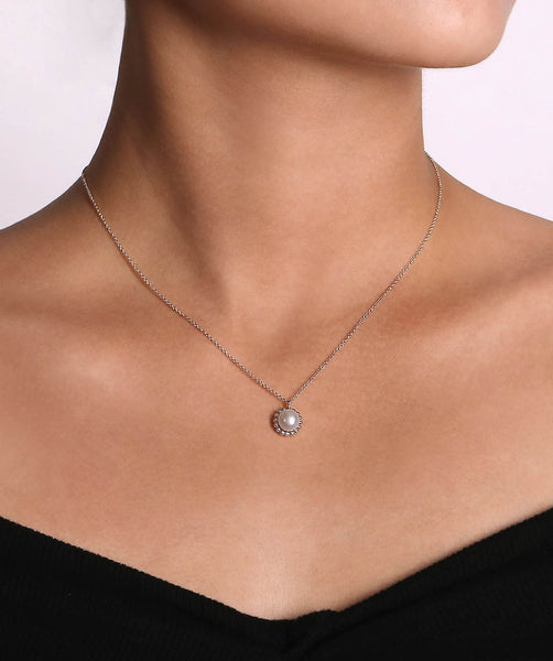 925 Sterling Silver Bujukan Pearl Pendant Necklace – Bellman