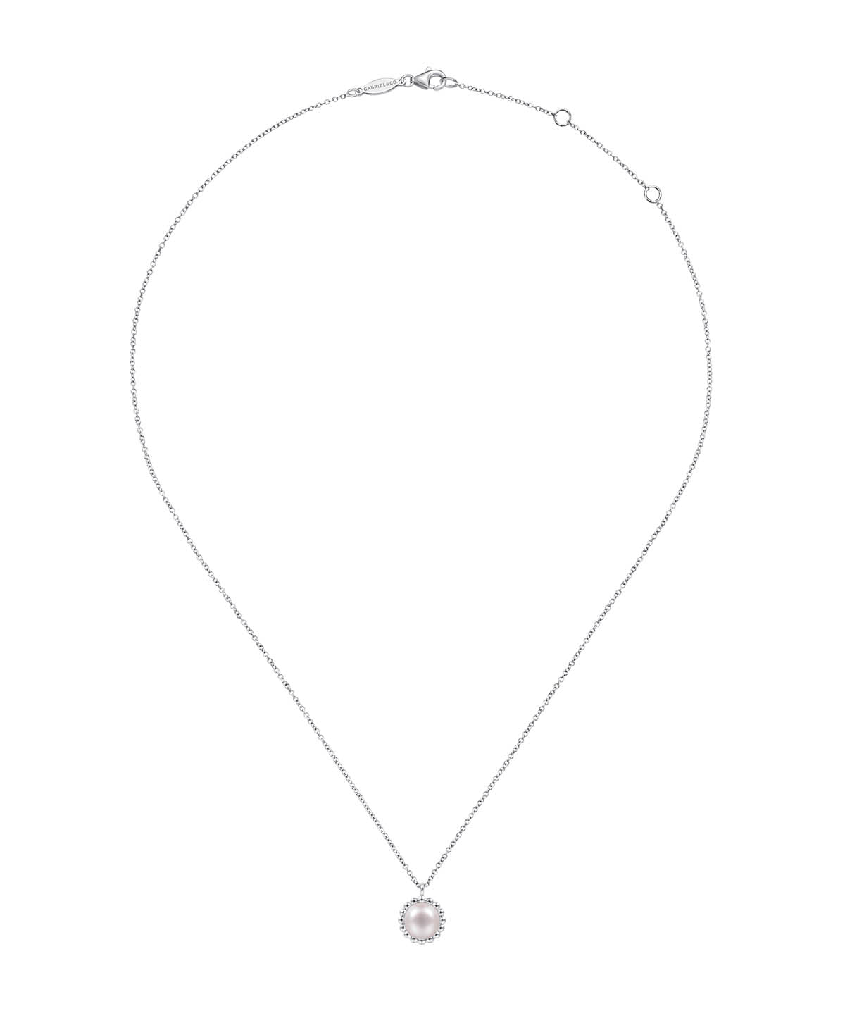 925 Sterling Silver Bujukan Pearl Pendant Necklace