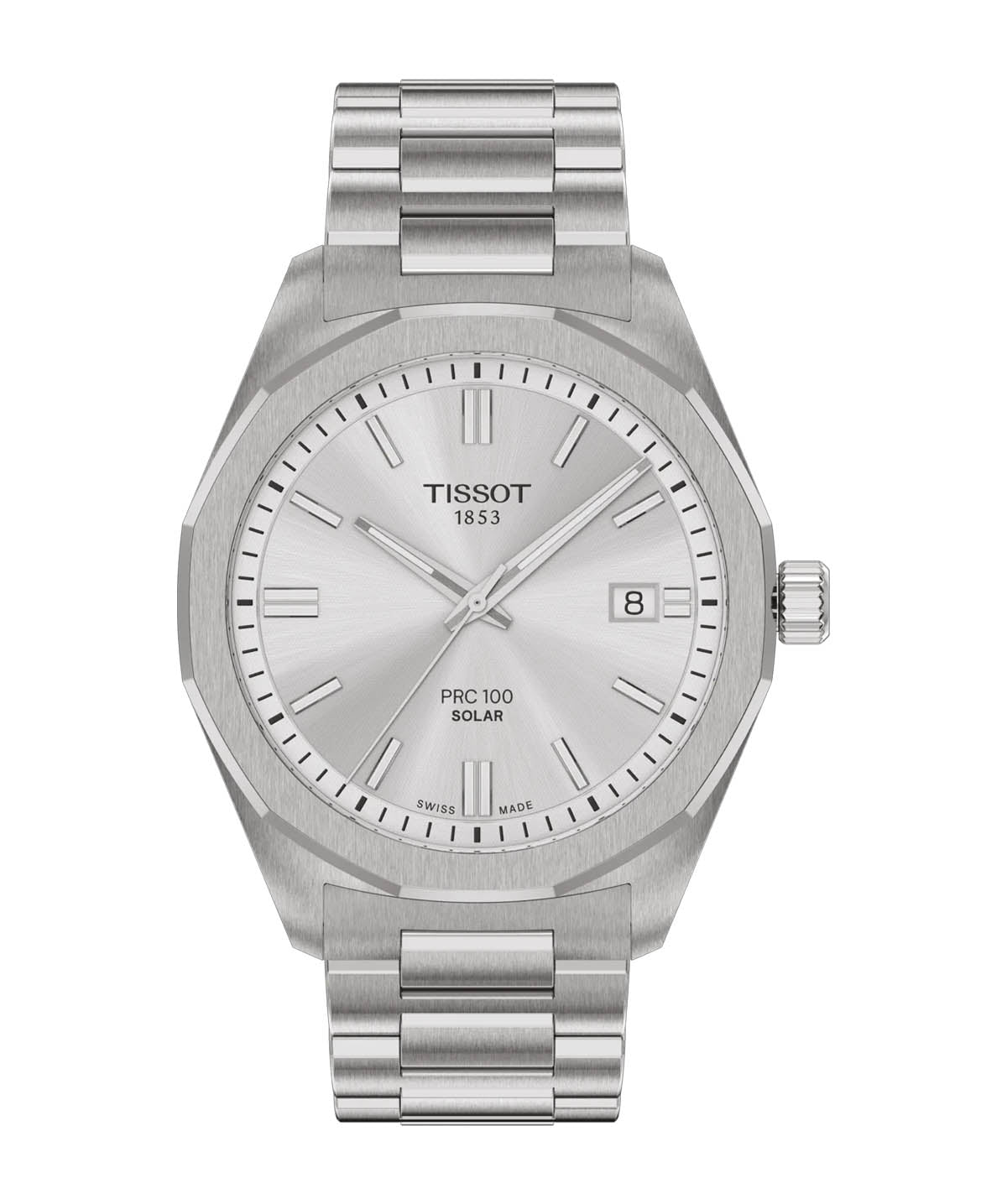 Tissot チタン製クロノグラフ PRC100 TISSOT PRC 100 SOLAR 39MM