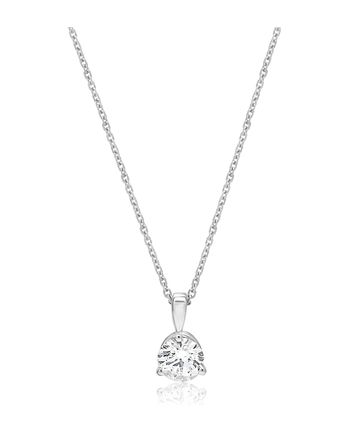 Bellman's Natural Diamond Solitaire Necklace