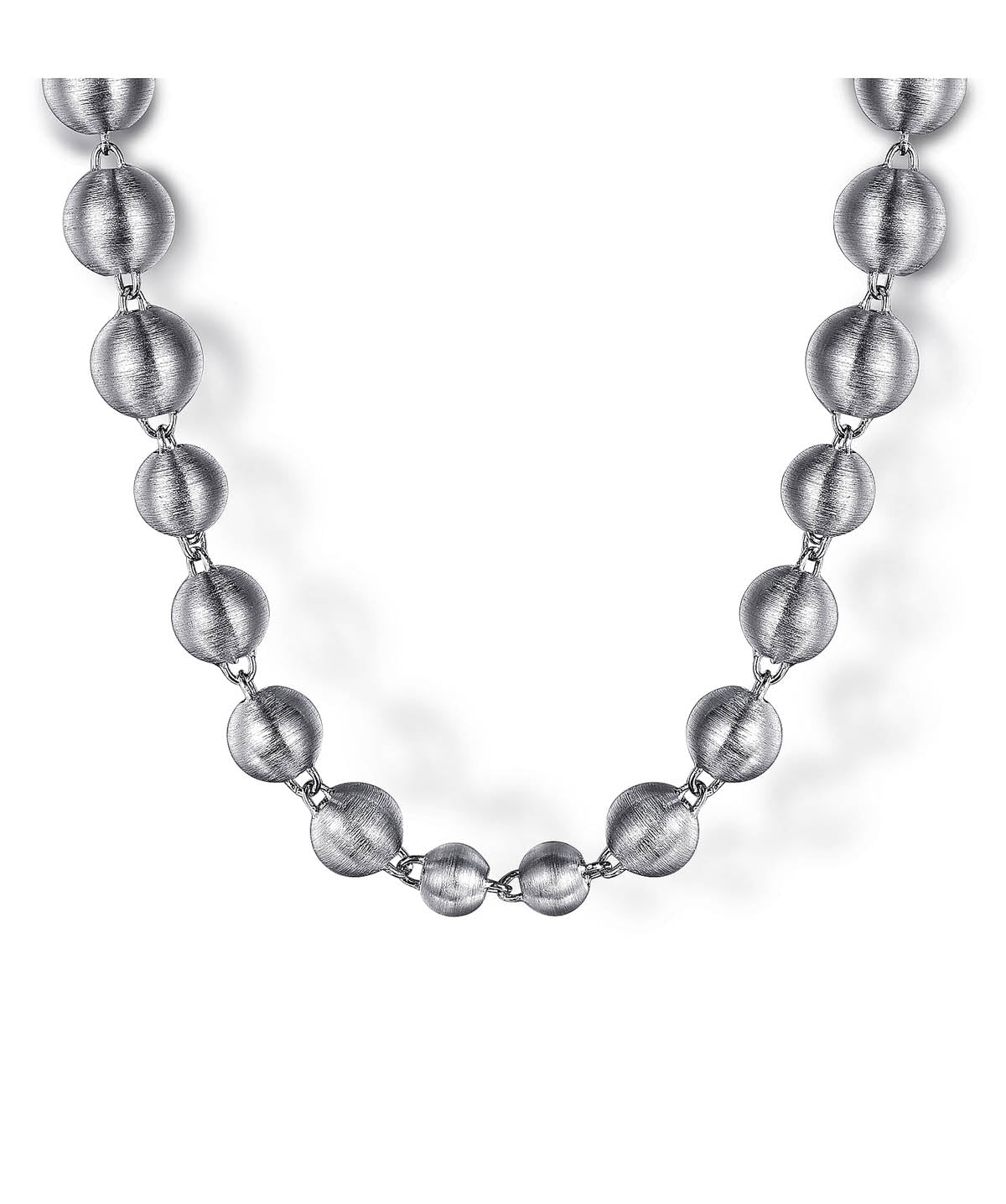 925 Sterling Silver Bujukan Beads Chain Necklace