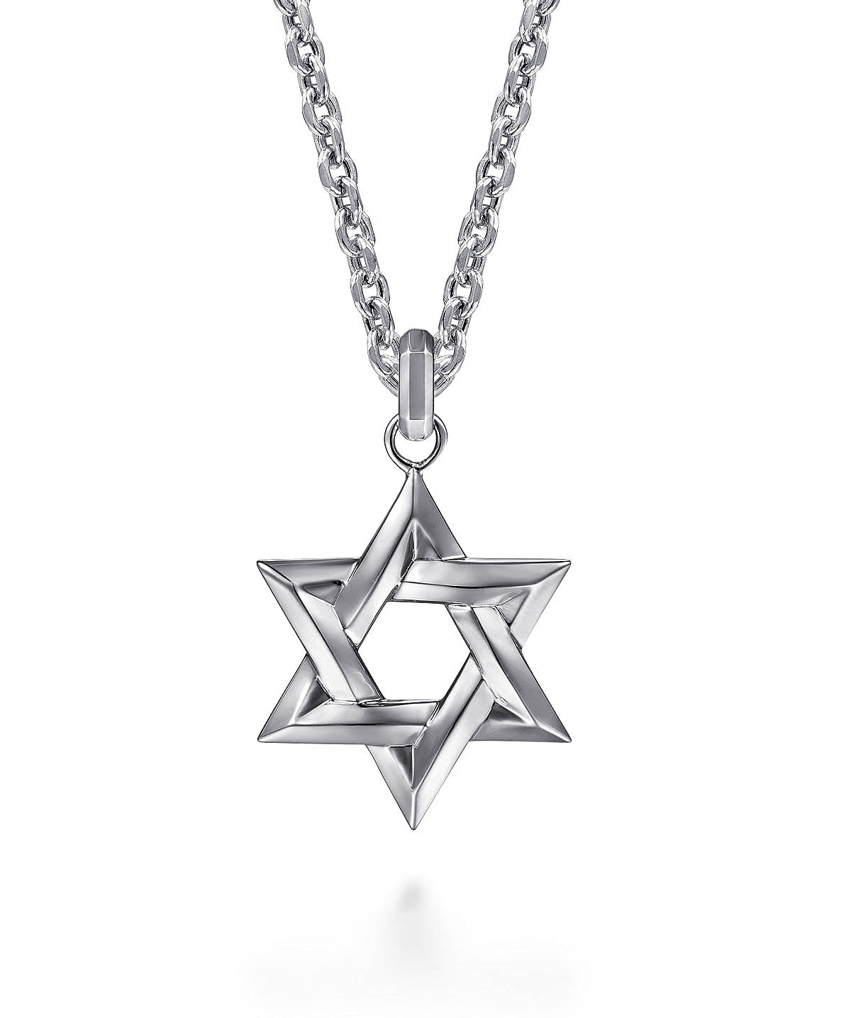 925 Sterling Silver Star of David Pendant