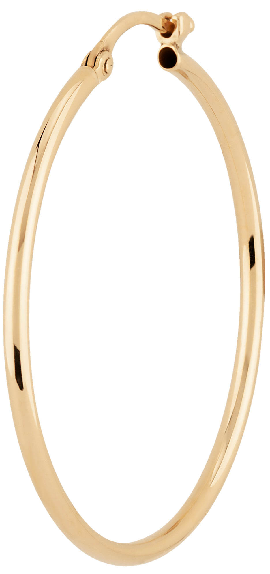 14K Yellow Gold 30mm Hoop Earrings
