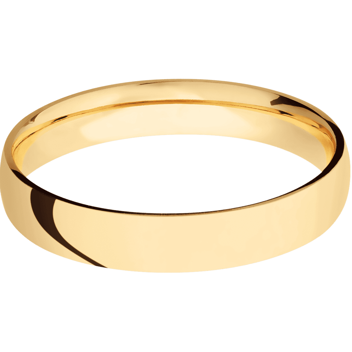 10K Yellow Gold + Polish Finish