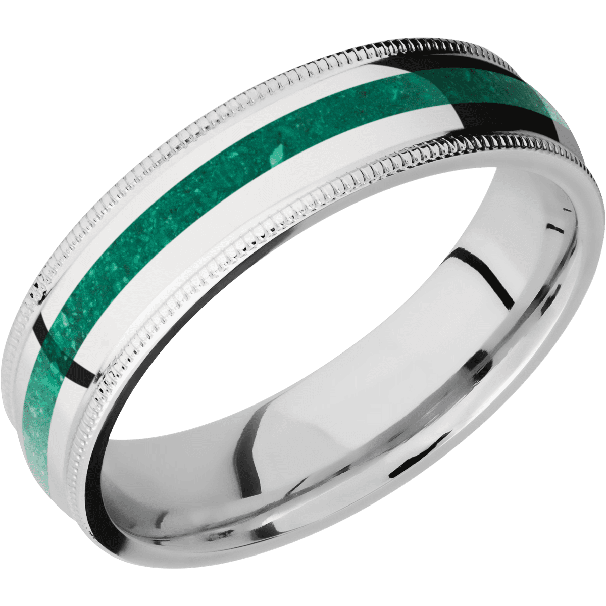 10K White Gold + Polish Finish