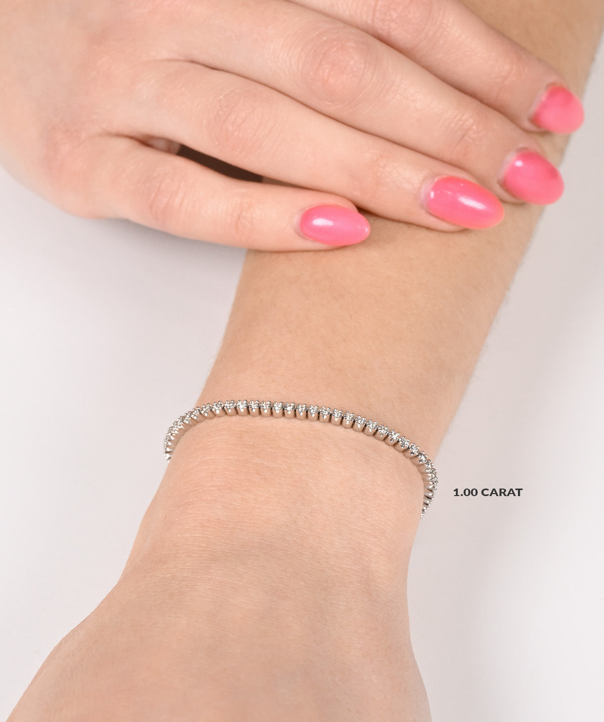 14K Gold Natural Diamond Tennis Bracelets