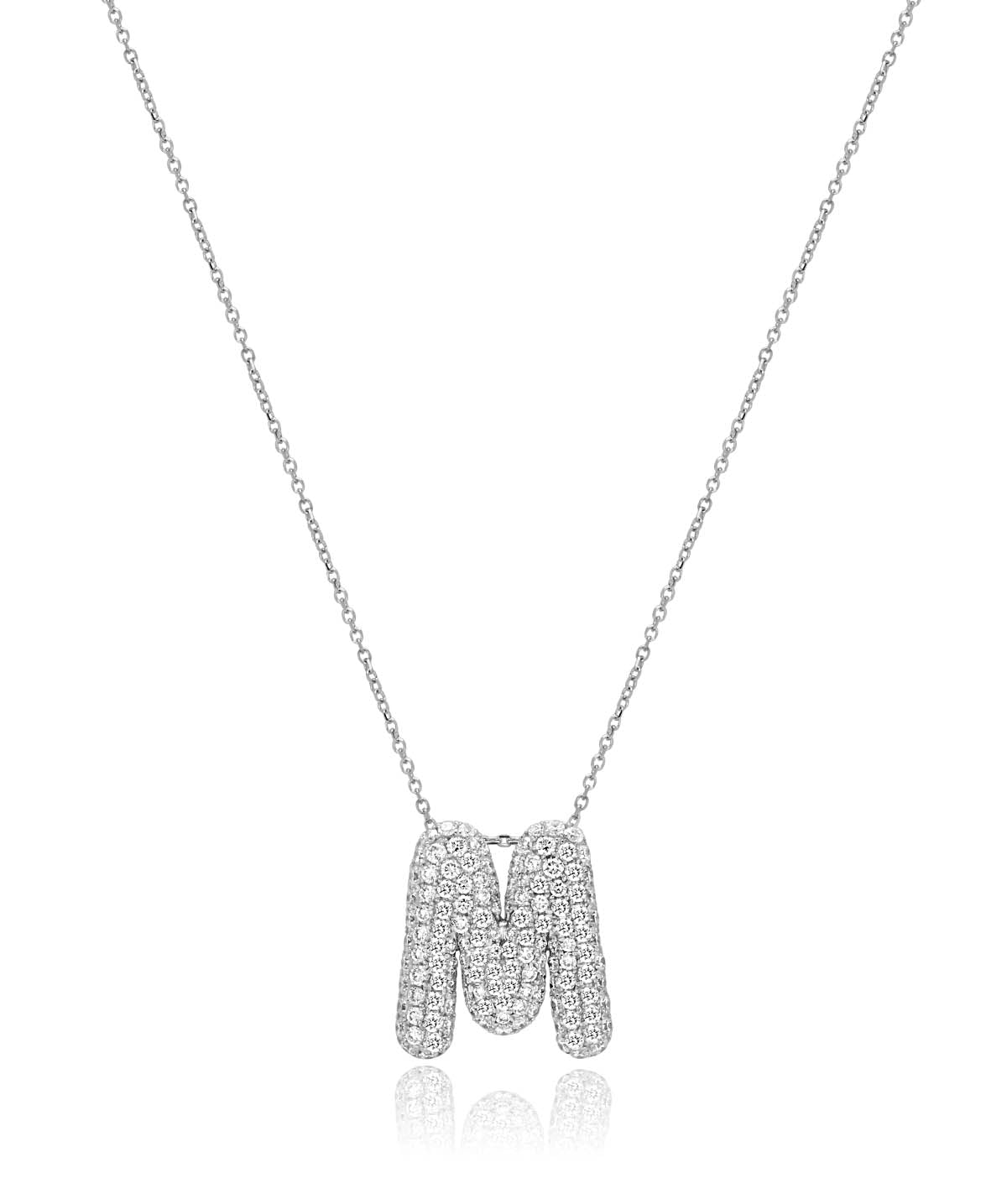 10K Gold Lab Grown Diamond Letter Pendant