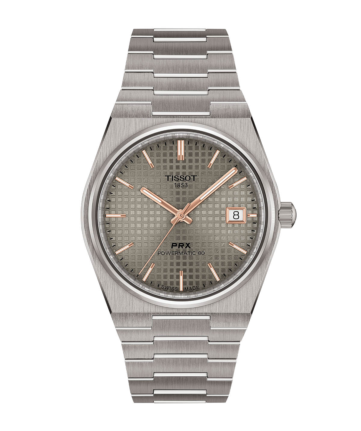 TISSOT PRX 38mm パワーマティック80 チタニウム TISSOT PRX TITANIUM 38MM