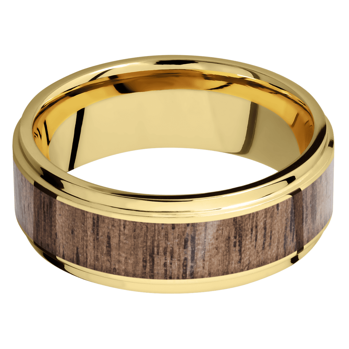 14K Yellow Gold + Polish , Polish Finish