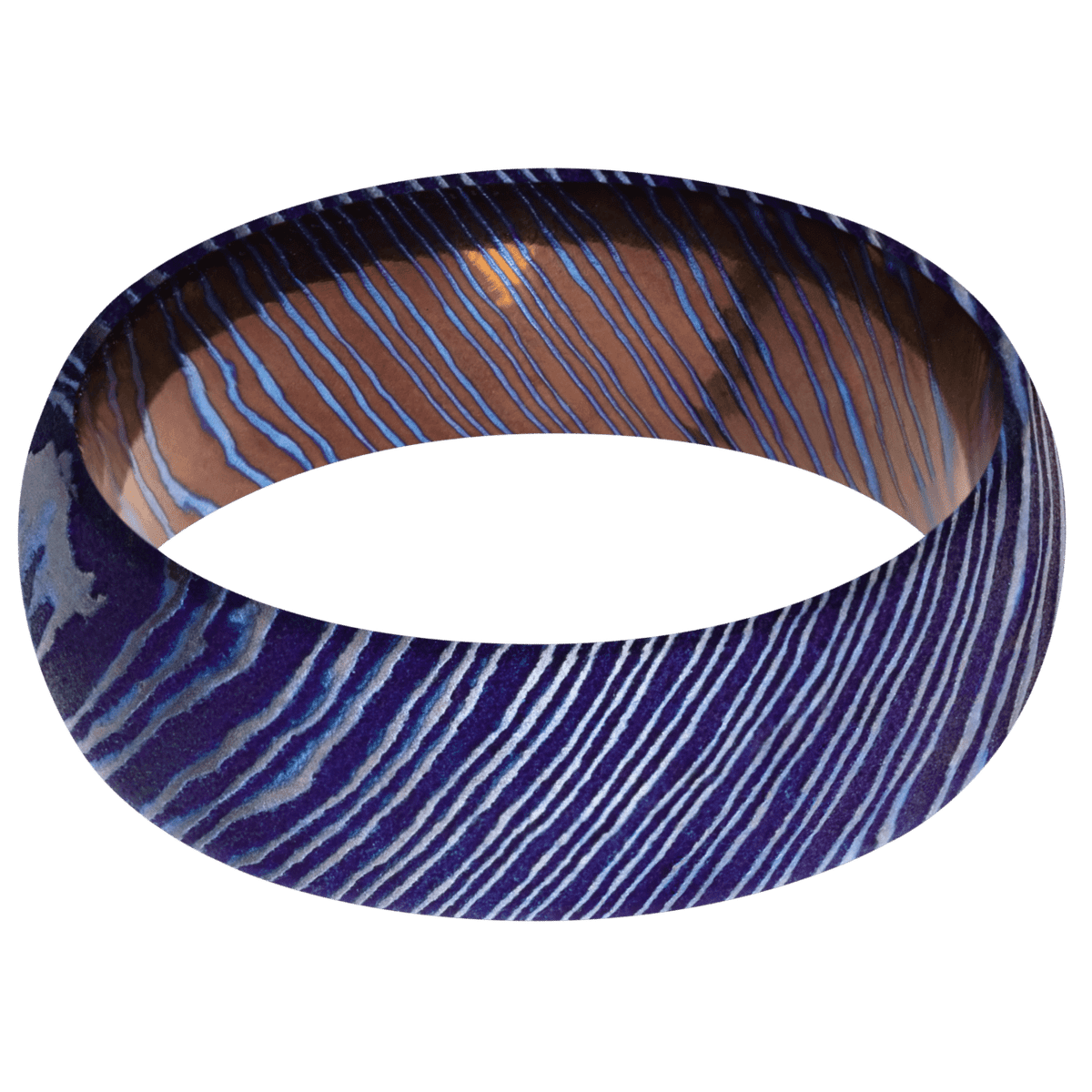 Titanium Damascus + Satinetched Finish