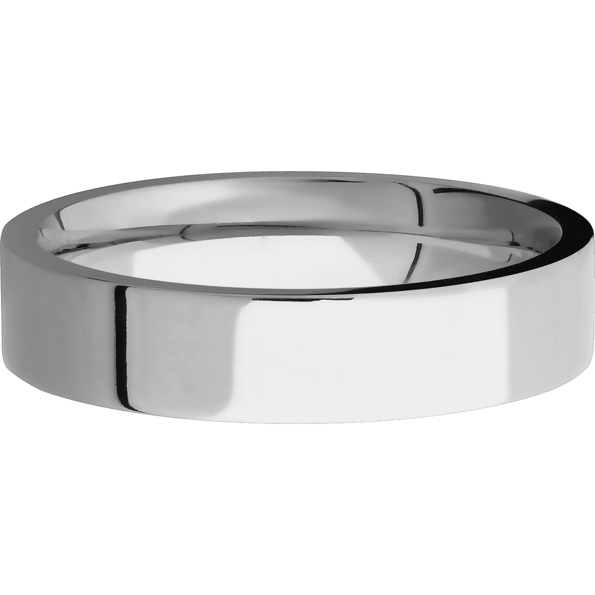 14K White Gold + Polish Finish