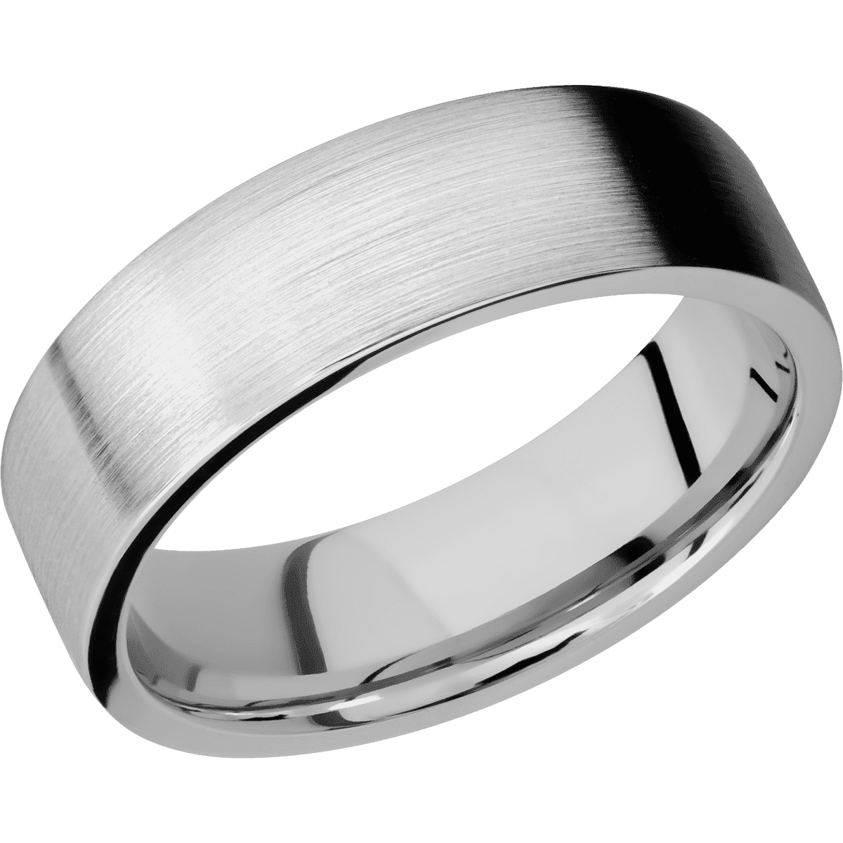 14K White Gold + Satin Finish