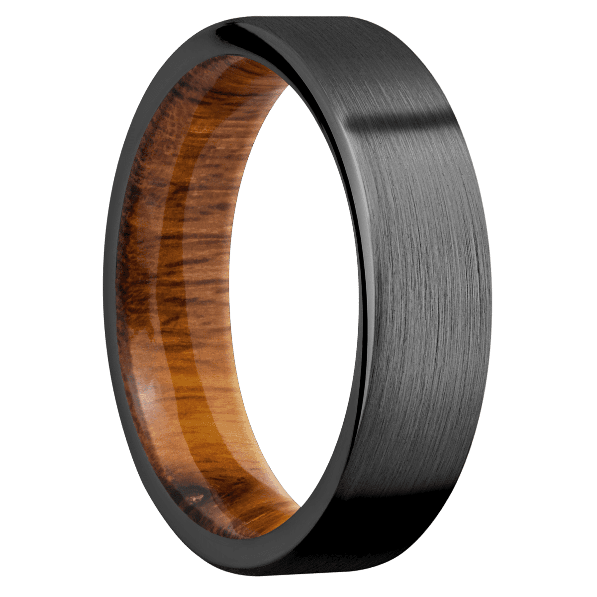 Zirconium + Satin Finish + Desert Iron Wood