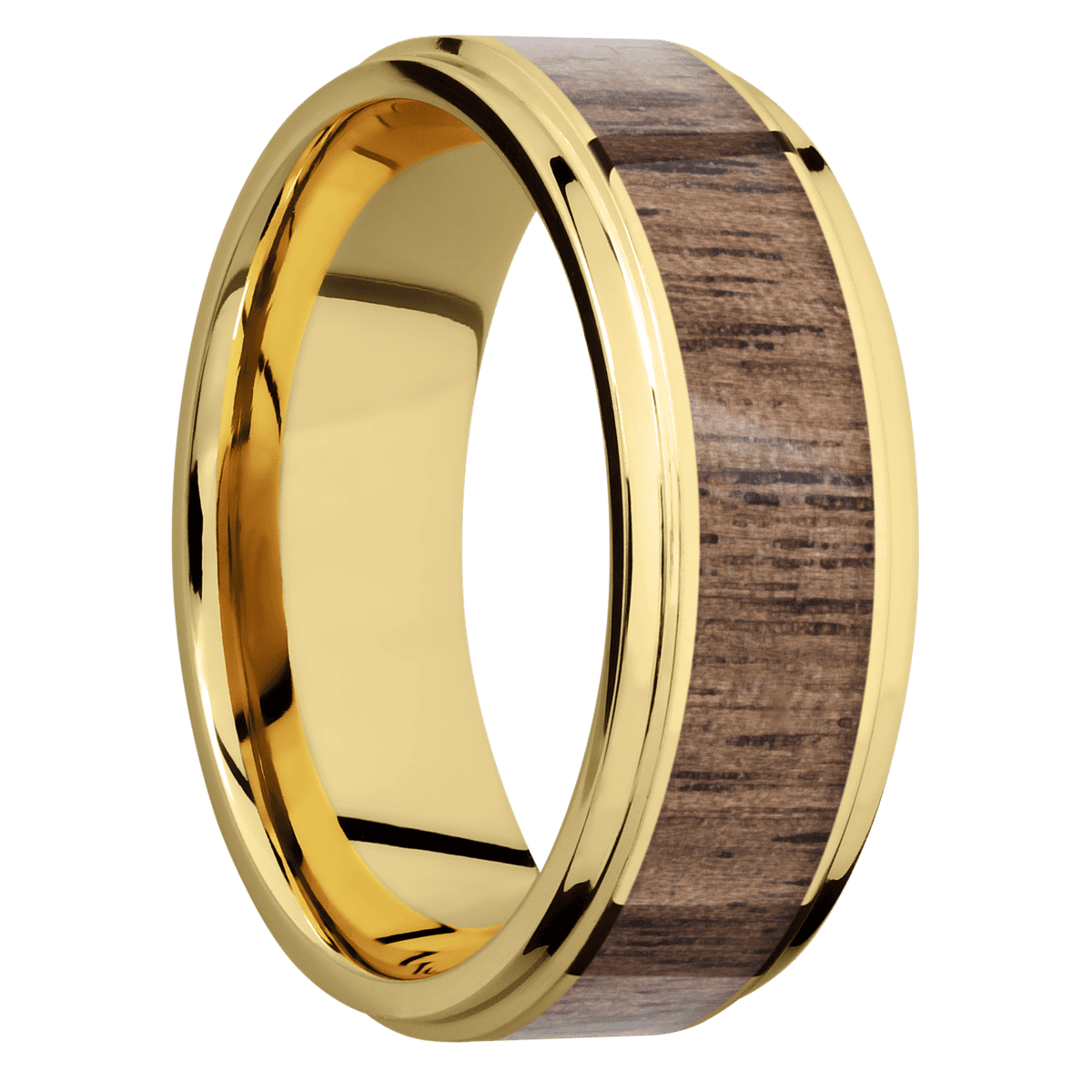 14K Yellow Gold + Polish , Polish Finish