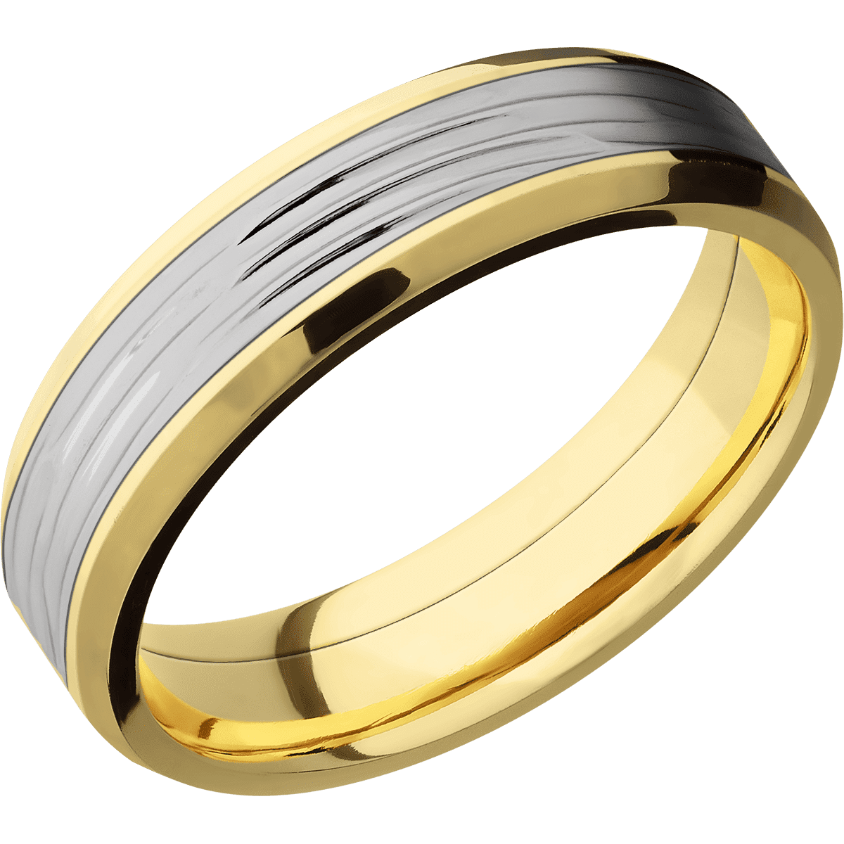 14K Yellow Gold + Polish , Polish Finish