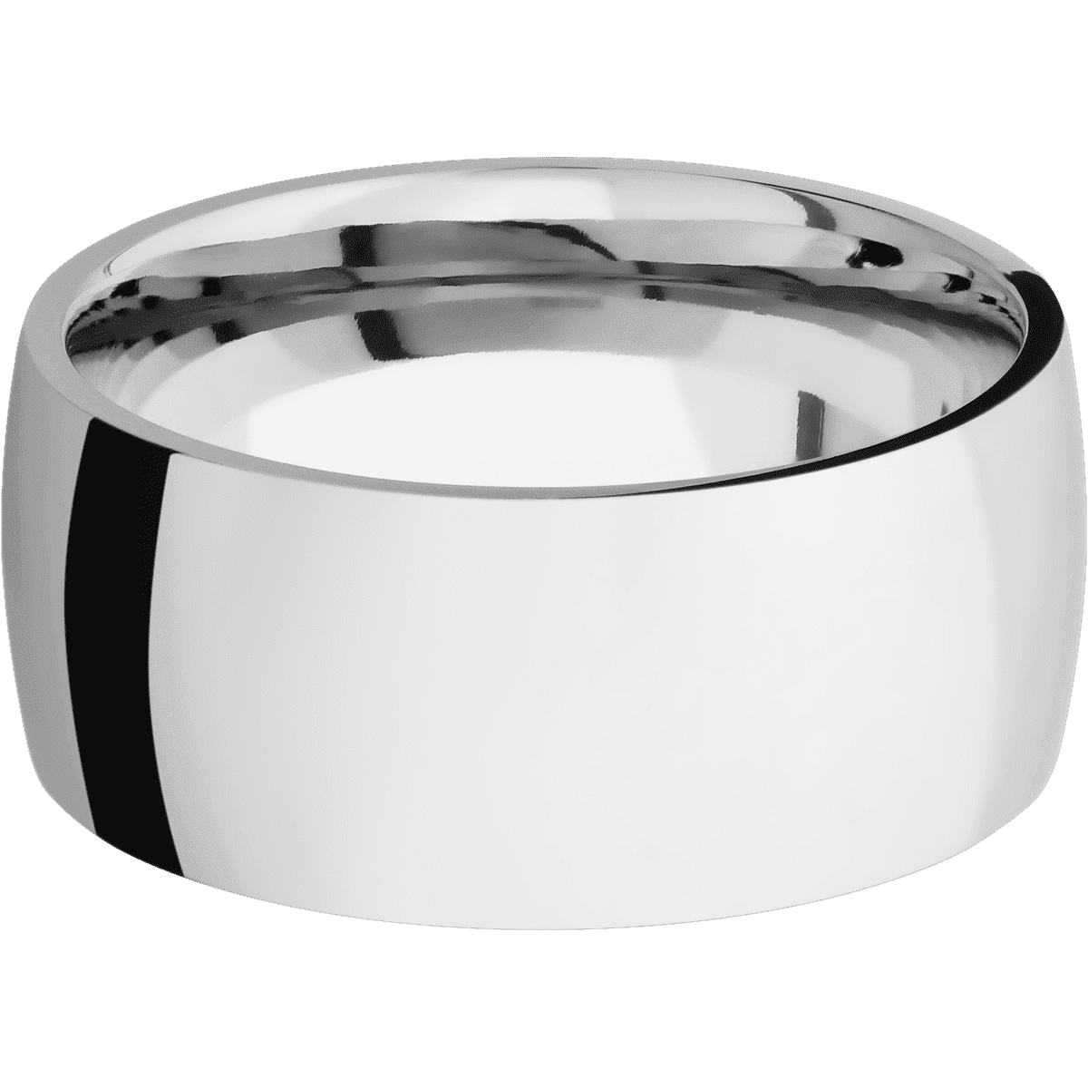 14K White Gold + Polish Finish