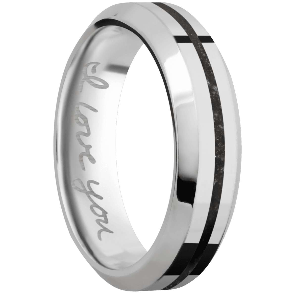 14K White Gold + Polish , Polish Finish