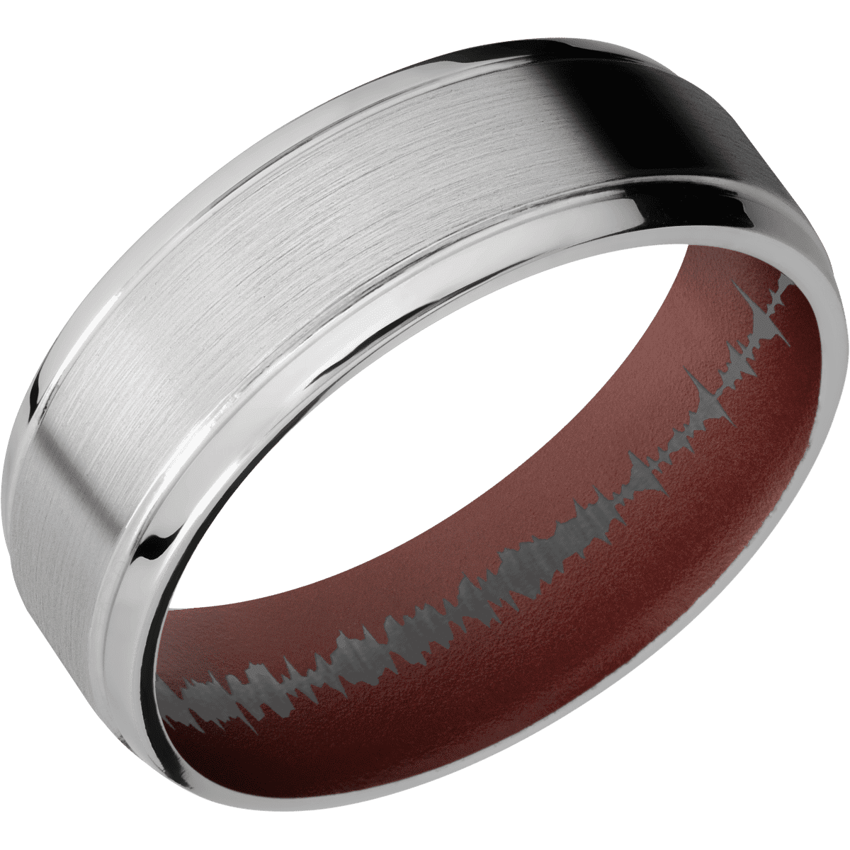 Titanium + Satin , Polish Finish + Crimson