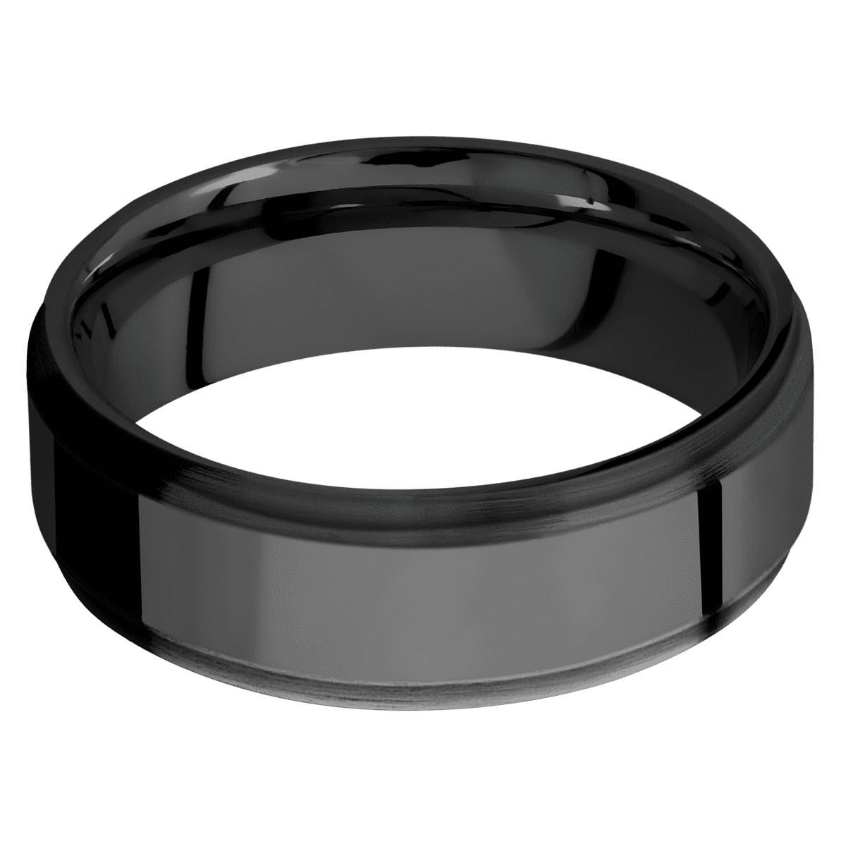 Zirconium + Polish , Satin Finish