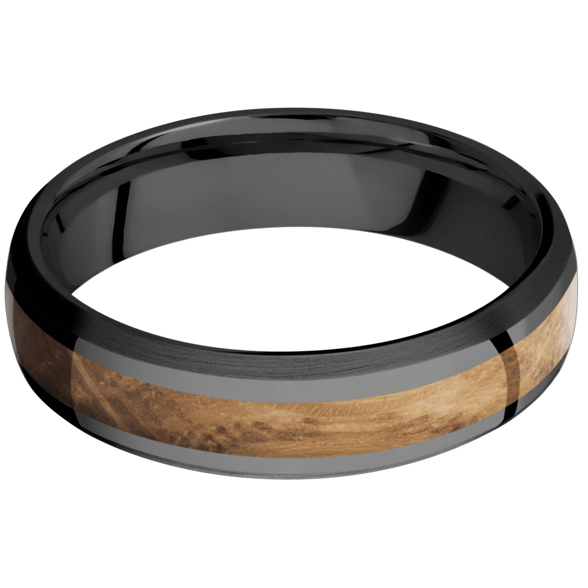 Zirconium + Polish , Satin Finish