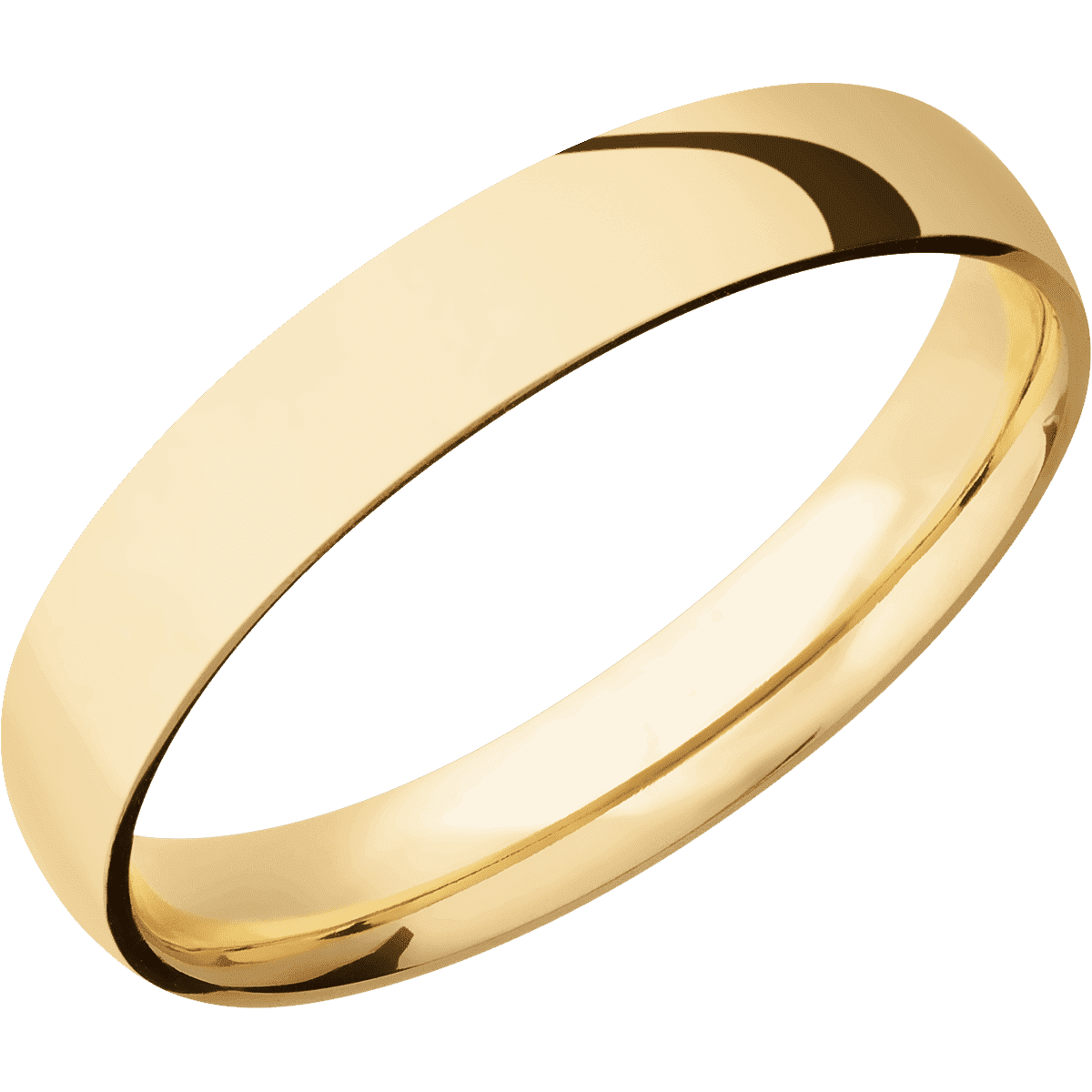 10K Yellow Gold + Polish Finish