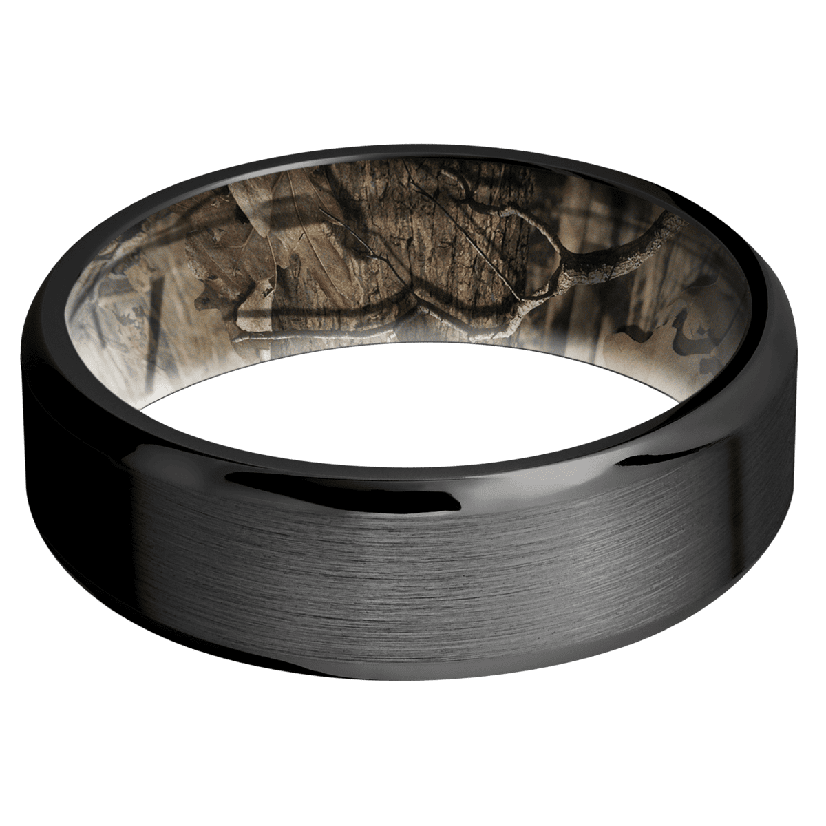 Zirconium + Satin , Polish Finish + MossyOak Break Up Infinity