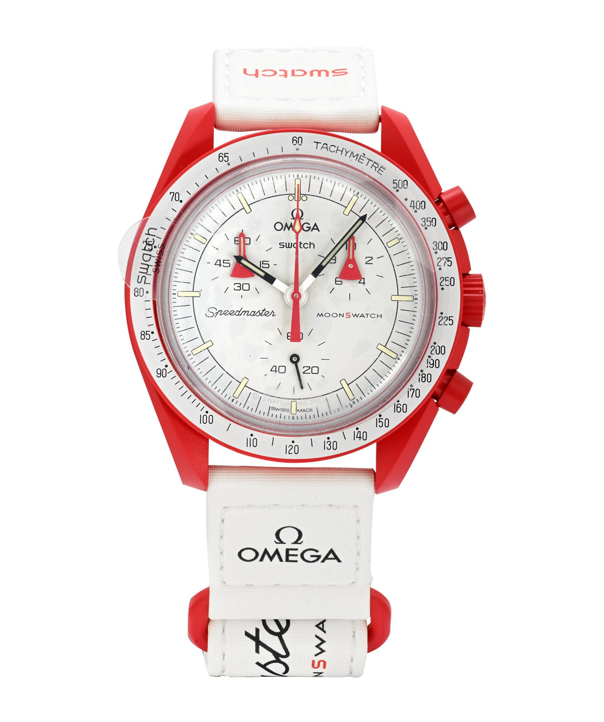 Omega x Swatch Mission to Mars Bioceramic-MoonSwatch display picture 1