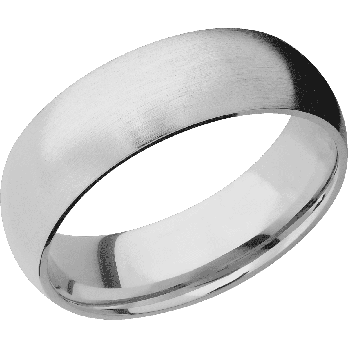 10K White Gold + Satin Finish