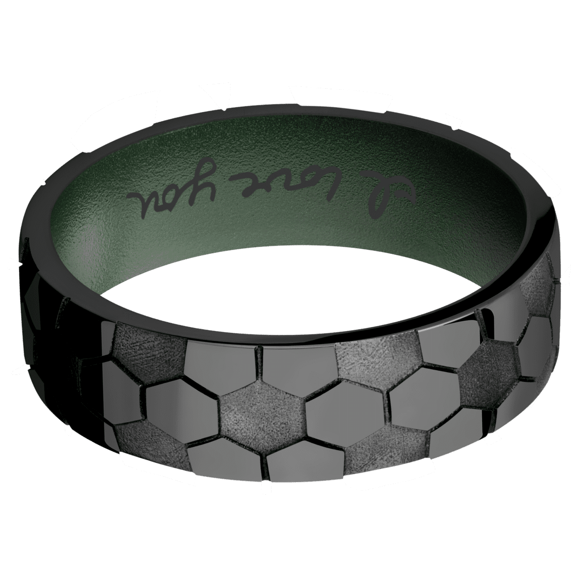 Zirconium + Polish Finish + Highland Green