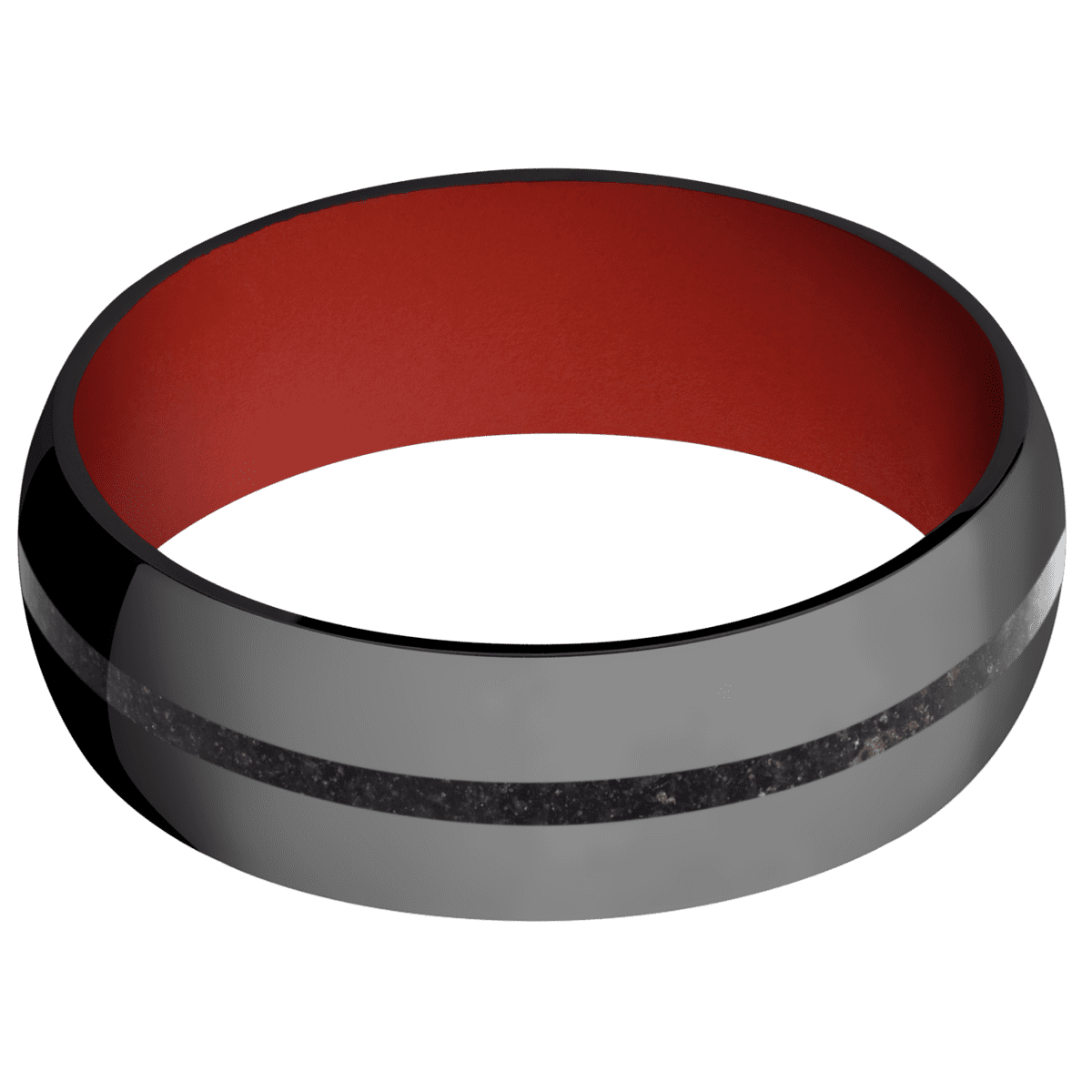 Zirconium + Polish Finish + Red Apple