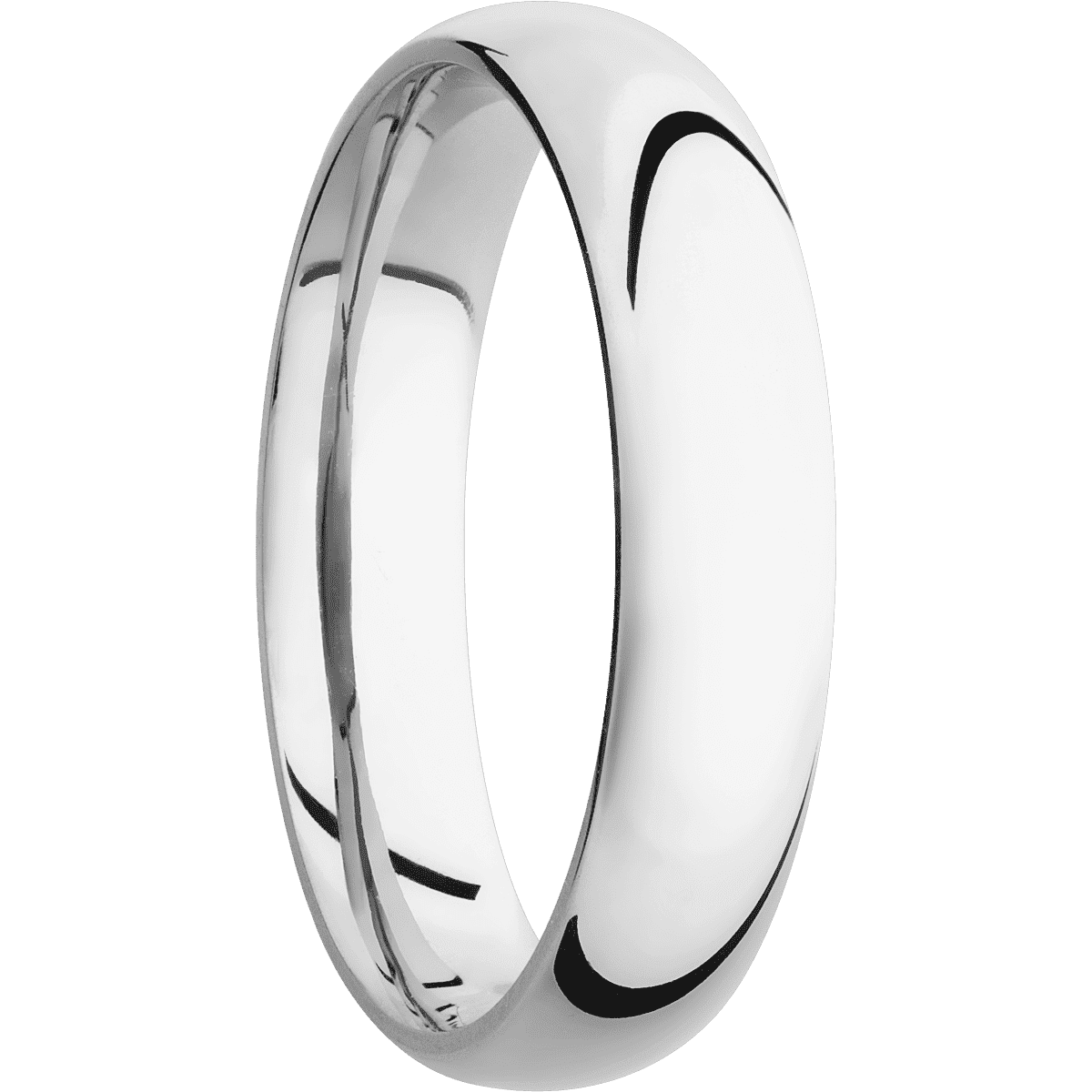 14K White Gold + Polish Finish