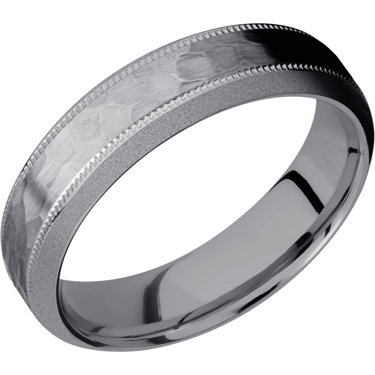 Tantalum + Hammer , Sand Finish