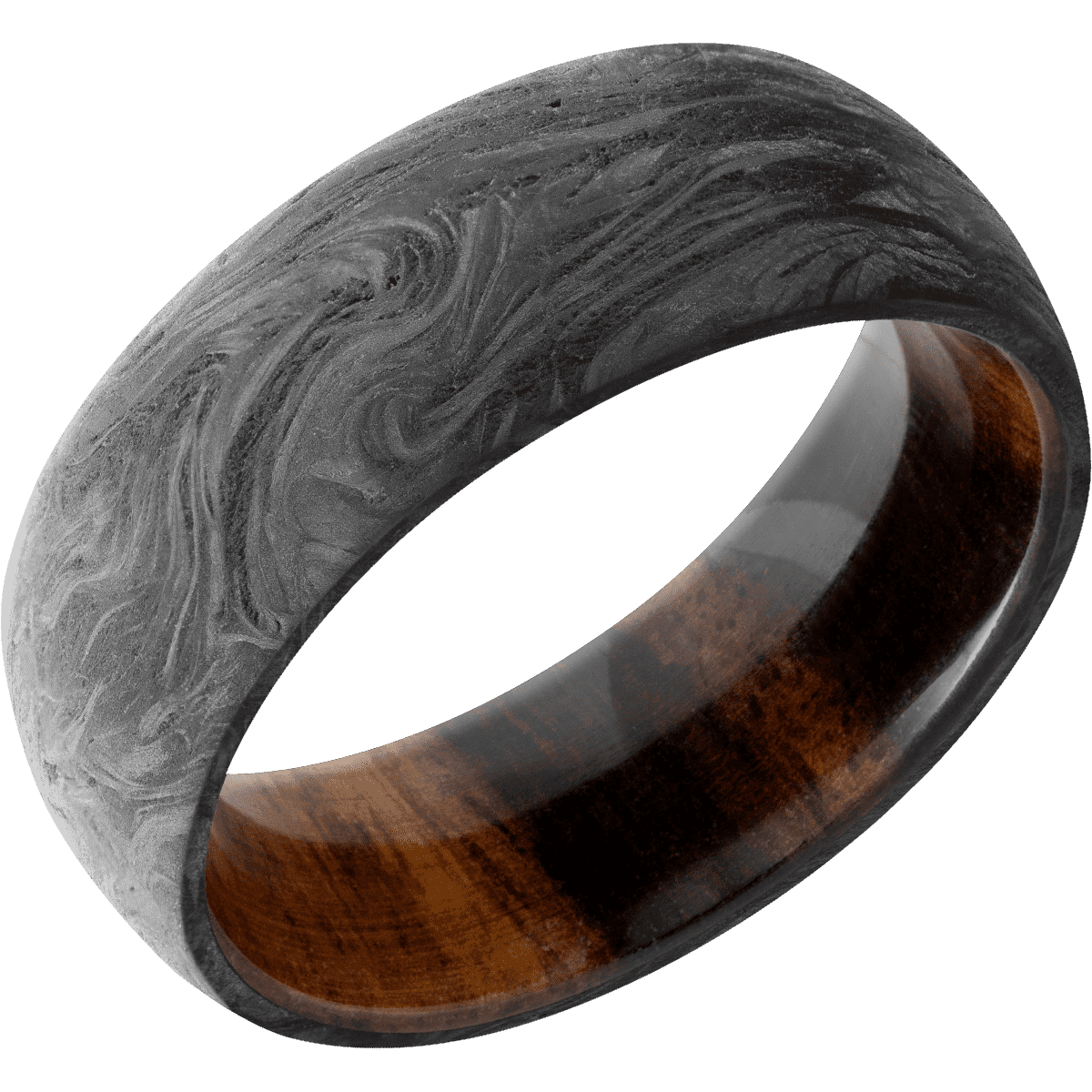 Forged Carbon Fiber + None Finish + Desert Iron Wood