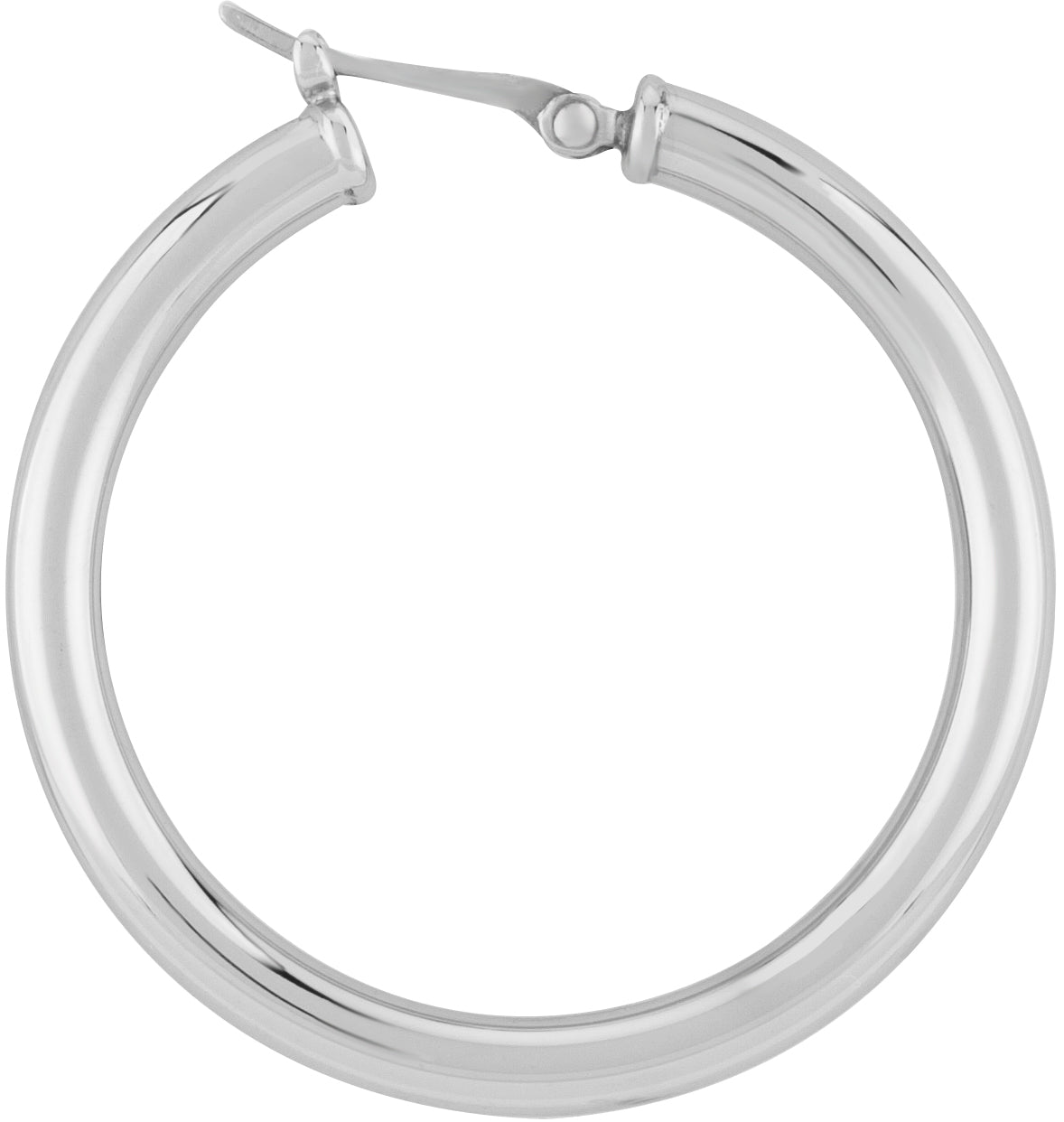 Sterling Silver 3x30M Tube Earrings