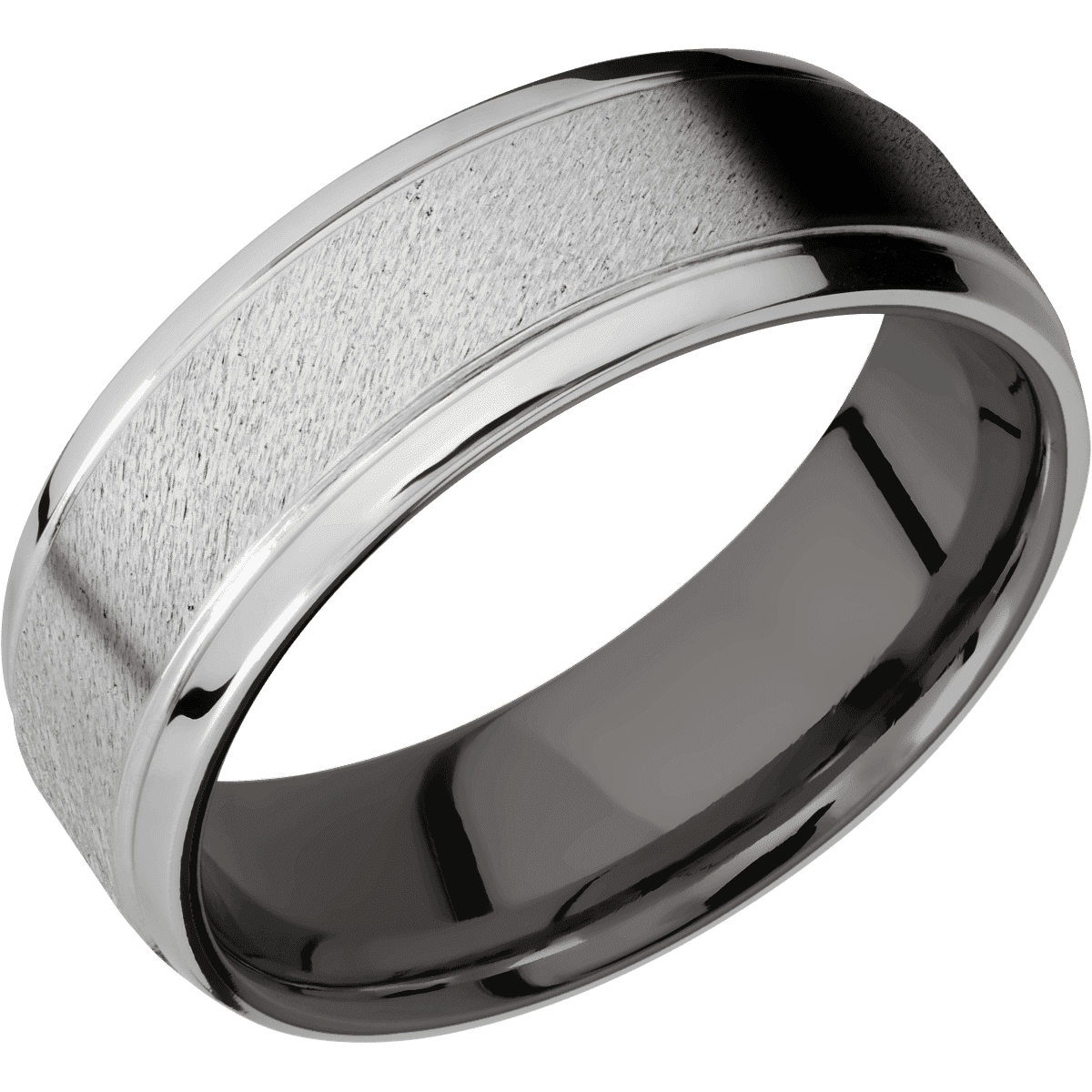 Titanium + Anglestone , Polish Finish + Tantalum Noir
