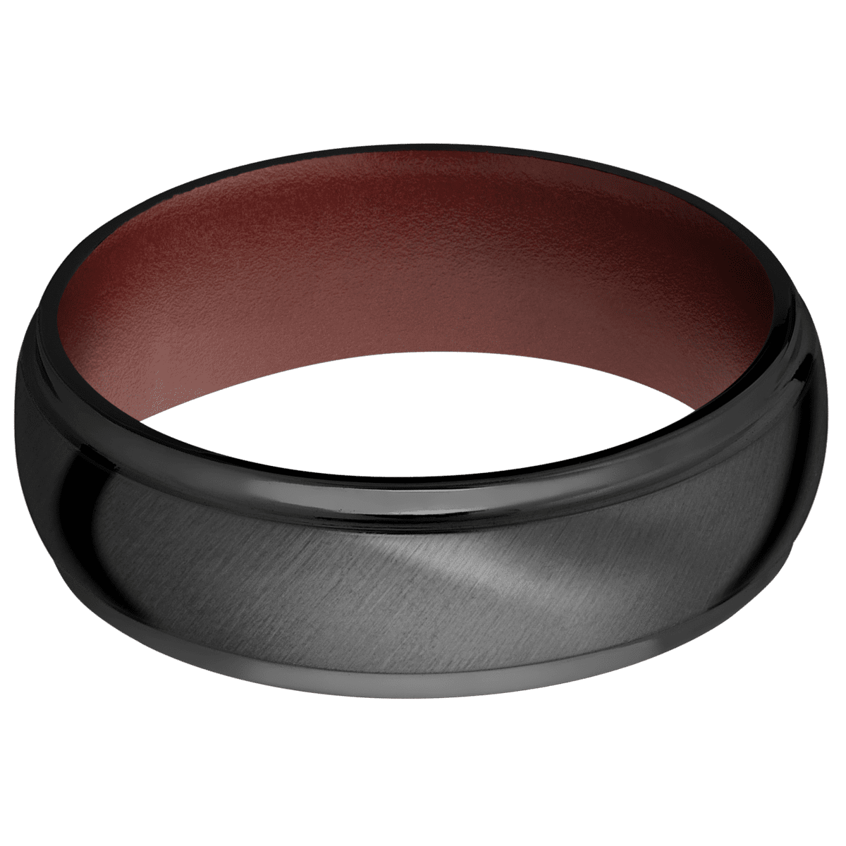 Zirconium + Anglesatin , Polish Finish + Crimson