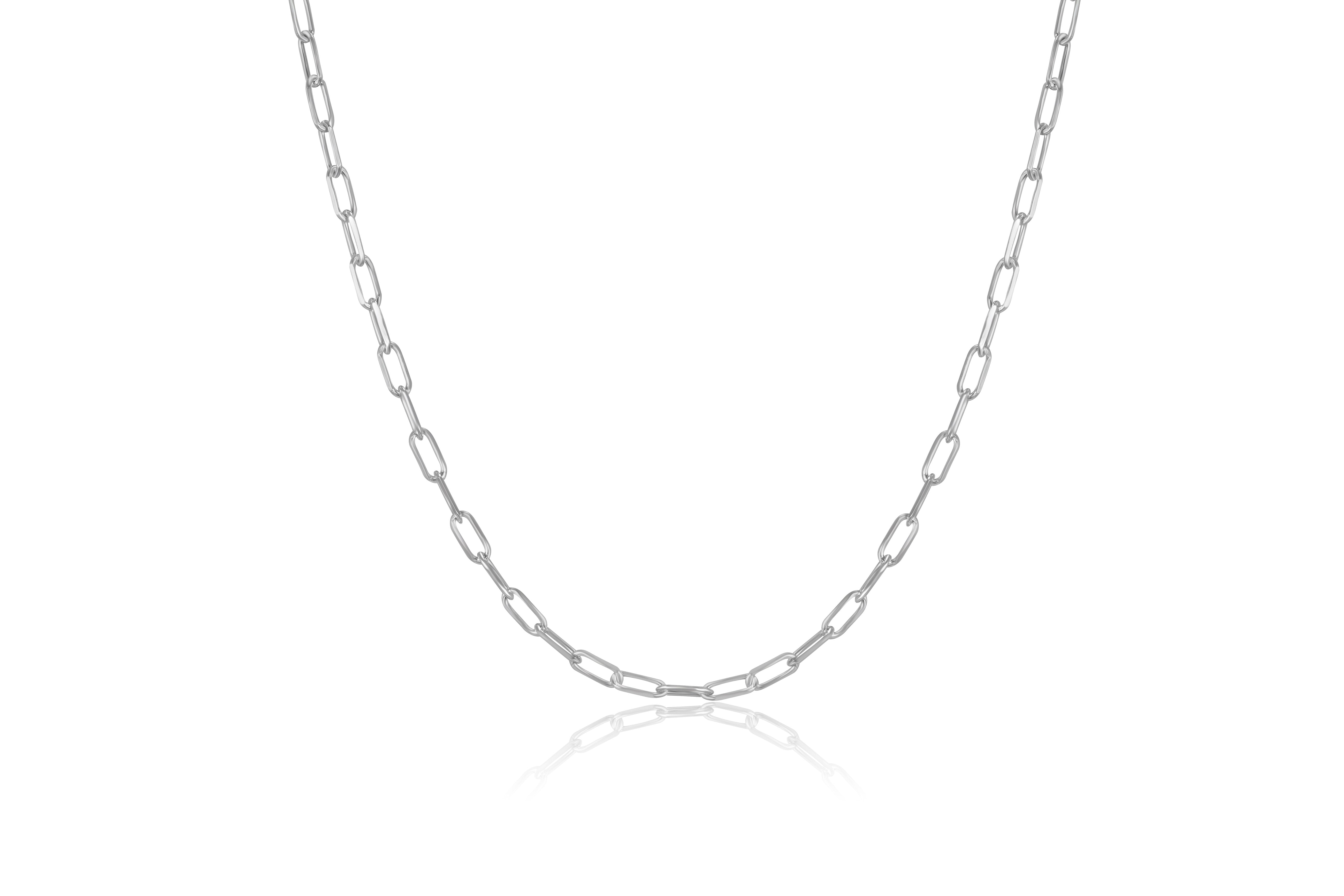 10k Yellow Gold 1.7mm 20 inch Paper Clip Chain