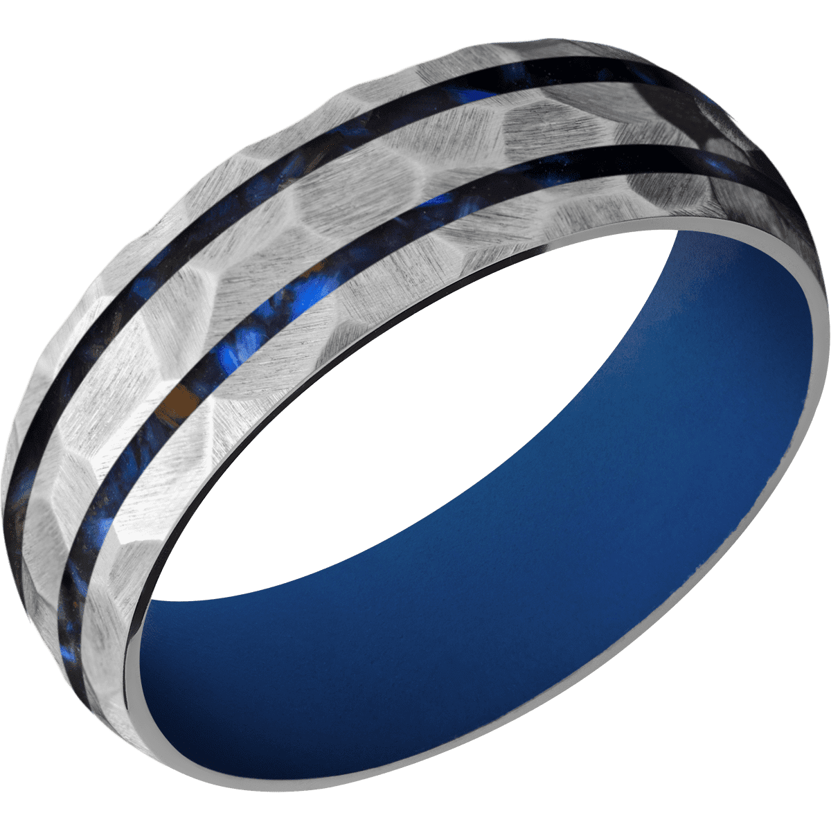 Titanium + Rock Finish + Royal Blue