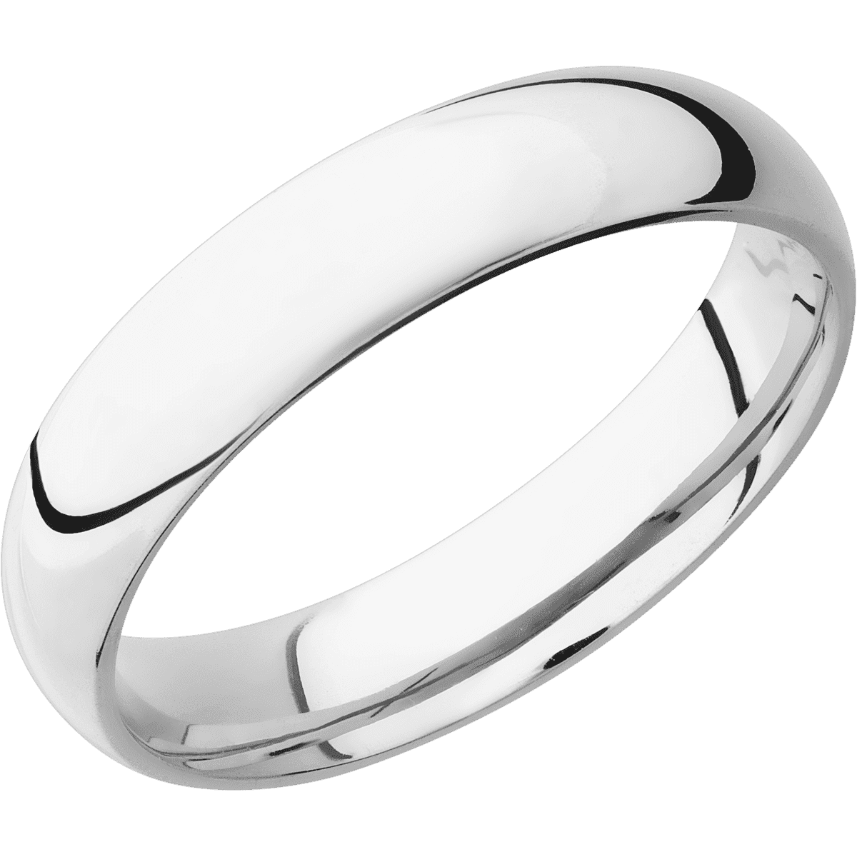 14K White Gold + Polish Finish