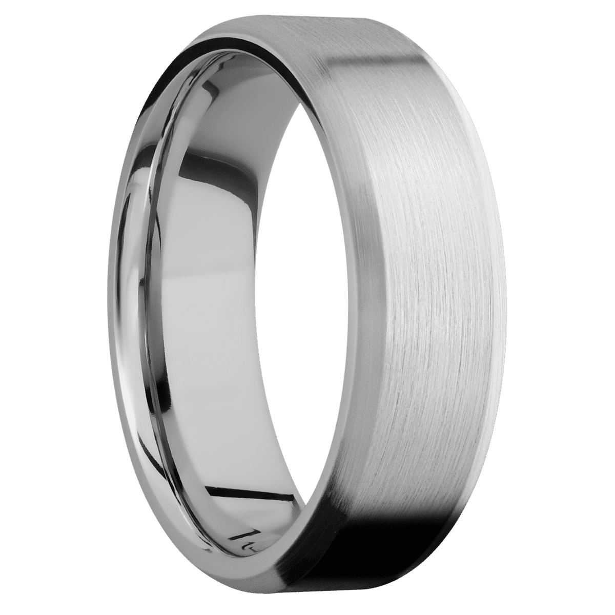 10K White Gold + Satin , Satin Finish