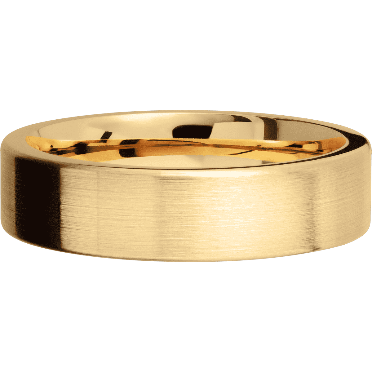 18K Yellow Gold + Satin Finish