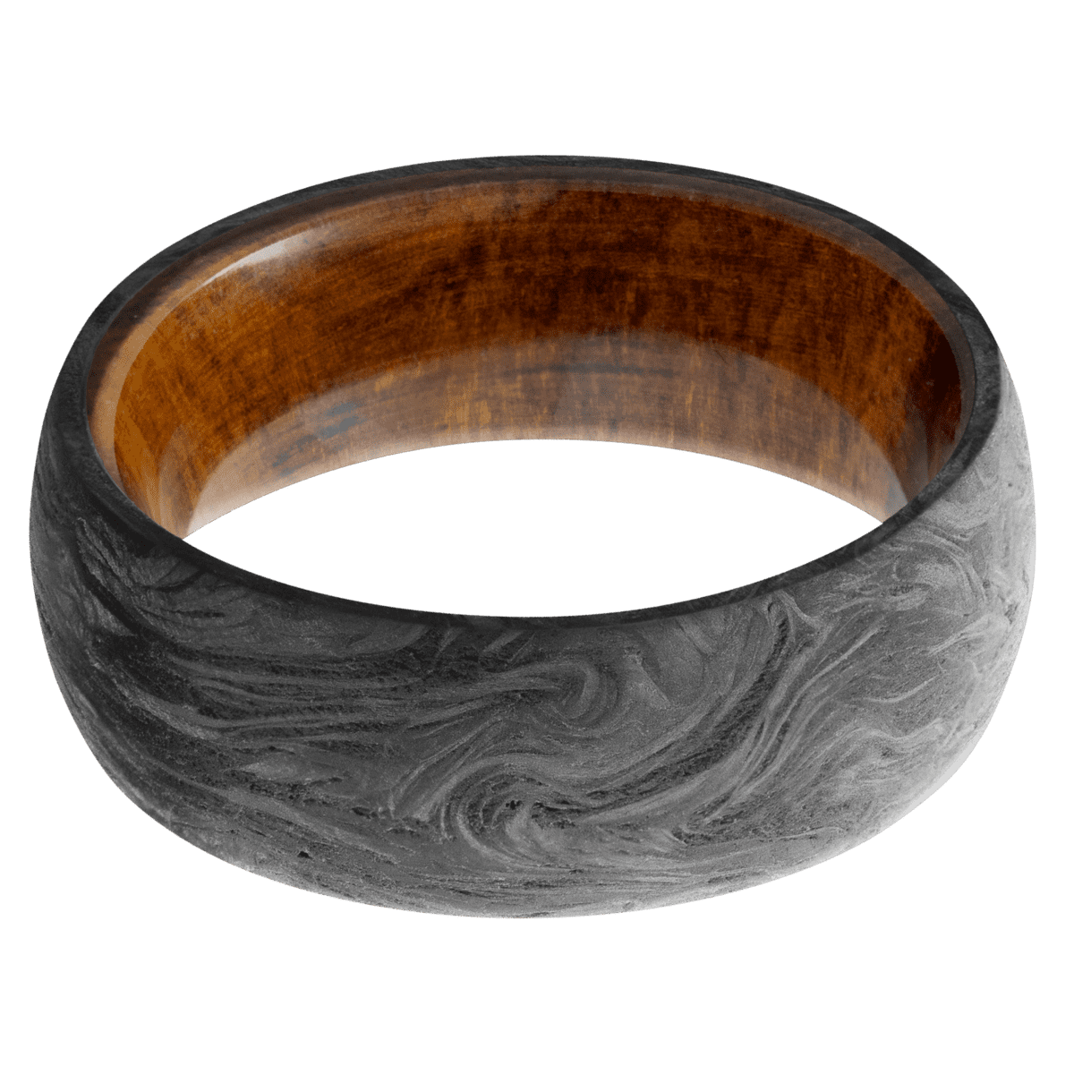 Forged Carbon Fiber + None Finish + Desert Iron Wood