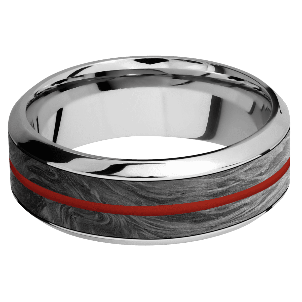 14K White Gold + Polish , Polish Finish