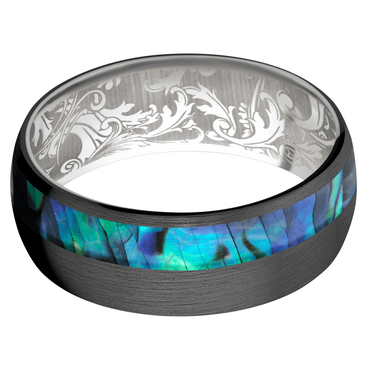 Zirconium + Satin , Satin Finish + Palladium Silver