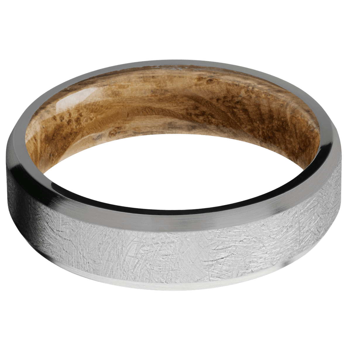 Titanium + Distressed , Satin Finish + Whiskey Barrel