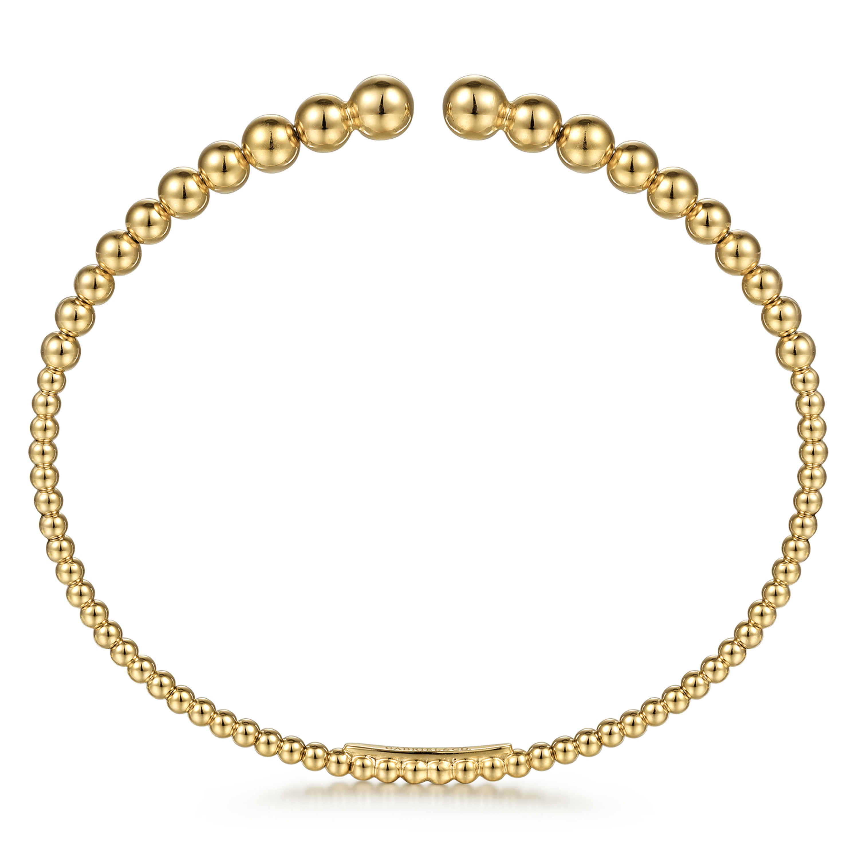 14K Yellow Gold Bujukan Open Bangle