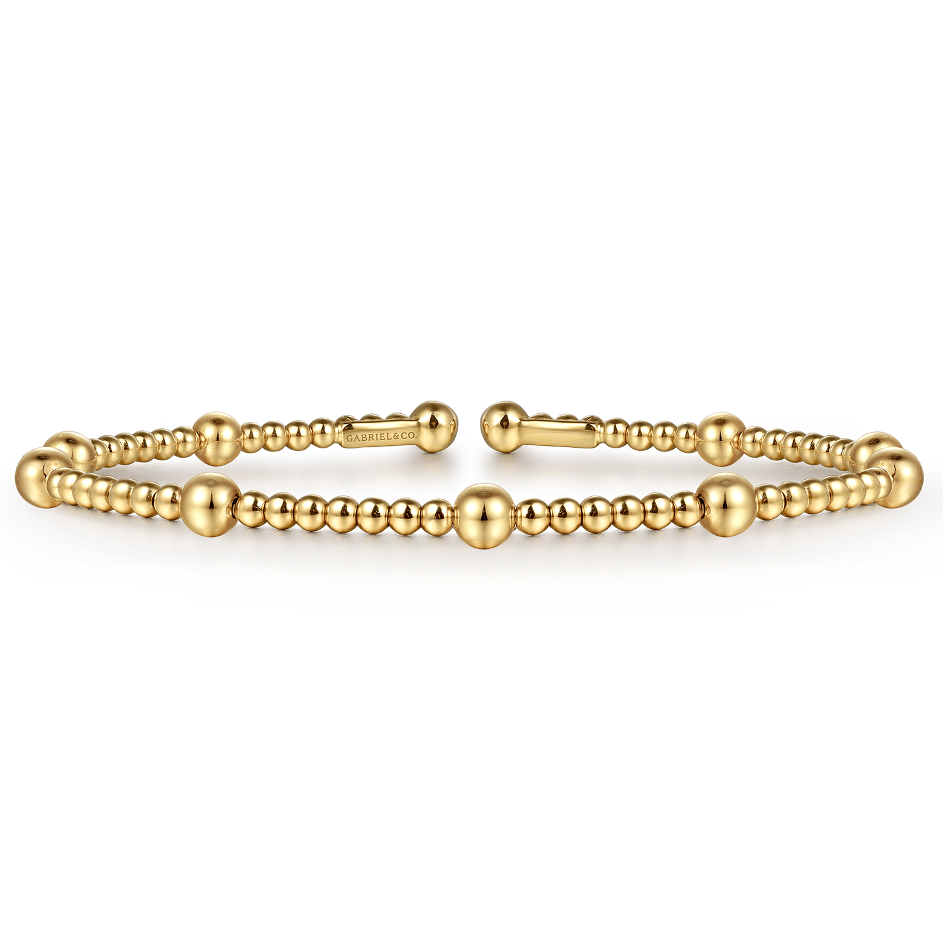 14K Yellow Gold Bujukan Split Bangle