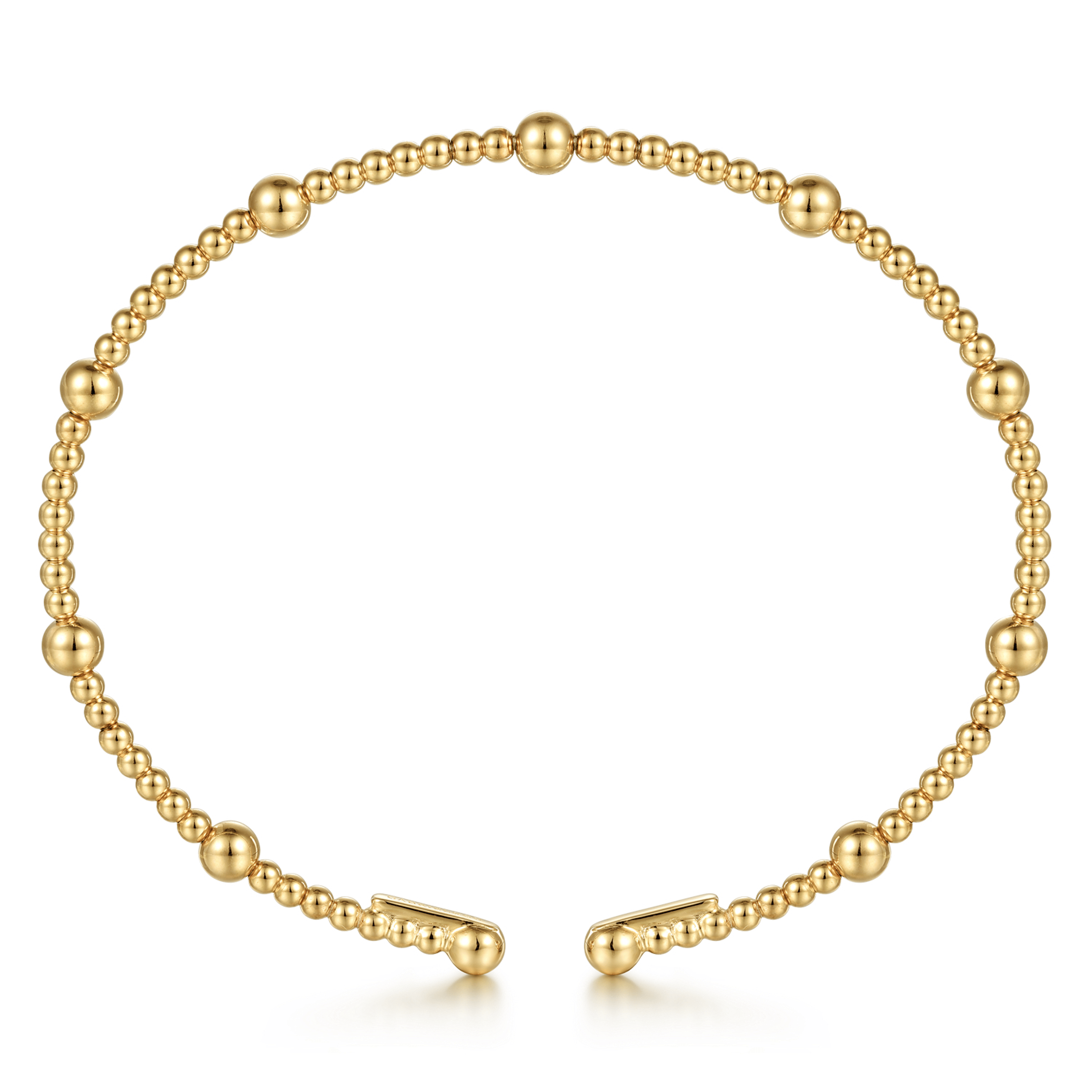14K Yellow Gold Bujukan Split Bangle